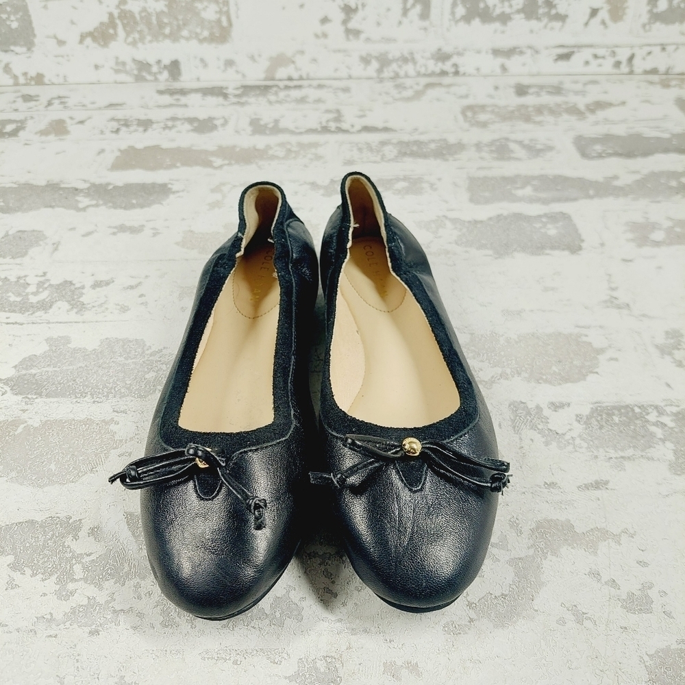 New Cole Hahn Keira Faux Leather Ballet Flat M515